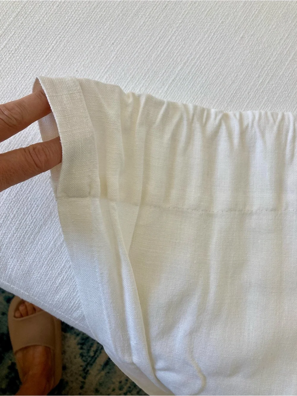 Restoration Hardware White Sheer Drapes - Soft Window Panels. 2 curtains/pair.